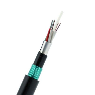 Anti Interference Indoor Fiber Optic Cable PVC Jacket Simplex GYFTA 53 Core